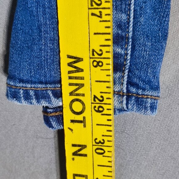 Levis 711 jeans women's W28/L32(29) medium washed denim blue skinny straight - Picture 14 of 16